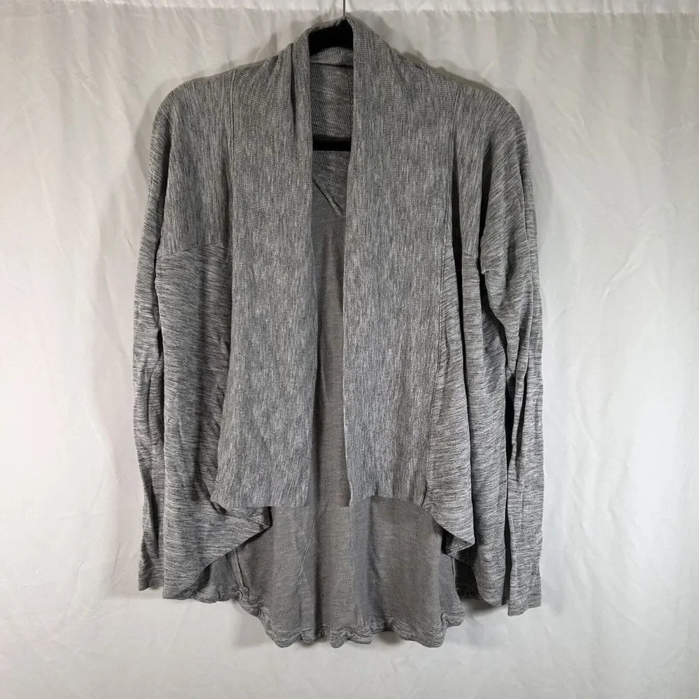 Athleta Sweater Women's Small Grey Long Sleeve Draped